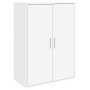 Weißer Schrank aus Holzwerkstoff 60x31x84 cm von vidaXL, Sideboards - Ref: Foro24-840485, Preis: 75,18 €, Rabatt: %