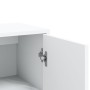 Weißer Schrank aus Holzwerkstoff 60x31x84 cm von vidaXL, Sideboards - Ref: Foro24-840485, Preis: 75,18 €, Rabatt: %