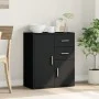 Aparador de madera de ingeniería negro 60x31x70 cm de vidaXL, Aparadores - Ref: Foro24-840479, Precio: 87,73 €, Descuento: %