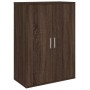 Ingenieurholz-Sideboard in brauner Eiche 60x31x84 cm von vidaXL, Sideboards - Ref: Foro24-840491, Preis: 74,25 €, Rabatt: %