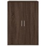 Aparador de madera de ingeniería roble marrón 60x31x84 cm by vidaXL, Sideboards - Ref: Foro24-840491, Price: 74,25 €, Discoun...