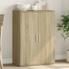 Ingenieurholz-Sideboard Eiche Sonoma 60x31x84 cm von vidaXL, Sideboards - Ref: Foro24-840487, Preis: 74,68 €, Rabatt: %