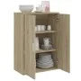 Aparador de madera de ingeniería roble Sonoma 60x31x84 cm de vidaXL, Aparadores - Ref: Foro24-840487, Precio: 73,48 €, Descue...