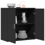 Aparador de madera de ingeniería negro 79x38x80 cm by vidaXL, Sideboards - Ref: Foro24-840514, Price: 97,19 €, Discount: %