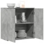 Aparador de madera de ingeniería gris hormigón 79x38x80 cm de vidaXL, Aparadores - Ref: Foro24-840516, Precio: 92,48 €, Descu...