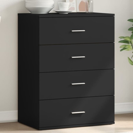 Schwarzer Schrank aus Holzwerkstoff 60x39x80 cm von vidaXL, Sideboards - Ref: Foro24-840528, Preis: 107,56 €, Rabatt: %