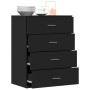 Schwarzer Schrank aus Holzwerkstoff 60x39x80 cm von vidaXL, Sideboards - Ref: Foro24-840528, Preis: 107,56 €, Rabatt: %