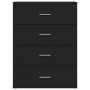 Schwarzer Schrank aus Holzwerkstoff 60x39x80 cm von vidaXL, Sideboards - Ref: Foro24-840528, Preis: 107,56 €, Rabatt: %