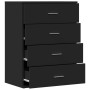 Schwarzer Schrank aus Holzwerkstoff 60x39x80 cm von vidaXL, Sideboards - Ref: Foro24-840528, Preis: 107,56 €, Rabatt: %