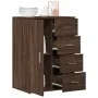 Ingenieurholz-Sideboard in brauner Eiche 59x39x80 cm von vidaXL, Sideboards - Ref: Foro24-840540, Preis: 100,55 €, Rabatt: %