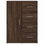 Aparador de madera de ingeniería roble marrón 59x39x80 cm by vidaXL, Sideboards - Ref: Foro24-840540, Price: 102,15 €, Discou...