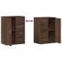 Aparador de madera de ingeniería roble marrón 59x39x80 cm by vidaXL, Sideboards - Ref: Foro24-840540, Price: 102,15 €, Discou...