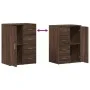 Ingenieurholz-Sideboard in brauner Eiche 59x39x80 cm von vidaXL, Sideboards - Ref: Foro24-840540, Preis: 100,55 €, Rabatt: %