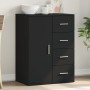 Schwarzer Schrank aus Holzwerkstoff 59x39x80 cm von vidaXL, Sideboards - Ref: Foro24-840535, Preis: 102,15 €, Rabatt: %