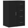 Aparador de madera de ingeniería negro 59x39x80 cm by vidaXL, Sideboards - Ref: Foro24-840535, Price: 100,54 €, Discount: %