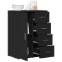 Aparador de madera de ingeniería negro 59x39x80 cm de vidaXL, Aparadores - Ref: Foro24-840535, Precio: 102,15 €, Descuento: %