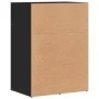 Aparador de madera de ingeniería negro 59x39x80 cm by vidaXL, Sideboards - Ref: Foro24-840535, Price: 100,54 €, Discount: %