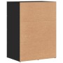 Schwarzer Schrank aus Holzwerkstoff 59x39x80 cm von vidaXL, Sideboards - Ref: Foro24-840535, Preis: 102,15 €, Rabatt: %