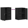 Schwarzer Schrank aus Holzwerkstoff 59x39x80 cm von vidaXL, Sideboards - Ref: Foro24-840535, Preis: 102,15 €, Rabatt: %