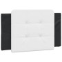 Cama con cabecero cuero sintético negro y blanco 80x200 cm de vidaXL, Camas y somieres - Ref: Foro24-3208147, Precio: 128,01 ...