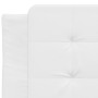 Bettgestell mit Kopfteil aus weißem Kunstleder, 100 x 200 cm von vidaXL, Betten und Lattenroste - Ref: Foro24-3208164, Preis:...