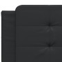 Bettgestell mit Kopfteil aus schwarzem Kunstleder 160x200cm von vidaXL, Betten und Lattenroste - Ref: Foro24-3208191, Preis: ...