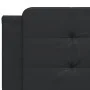 Bettgestell mit Kopfteil aus schwarzem Kunstleder 160x200cm von vidaXL, Betten und Lattenroste - Ref: Foro24-3208191, Preis: ...