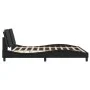 Bed frame with headboard black synthetic leather 180x200cm by vidaXL, Beds and slatted bases - Ref: Foro24-3208198, Price: 22...