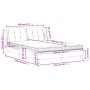 Bed with brown synthetic leather mattress 120x200 cm by vidaXL, Beds and slatted bases - Ref: Foro24-3208854, Price: 380,75 €...