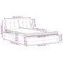 Cama con colchón cuero sintético marrón 120x200 cm de vidaXL, Camas y somieres - Ref: Foro24-3208854, Precio: 373,81 €, Descu...