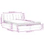 Bett mit brauner Kunstledermatratze 140x200 cm von vidaXL, Betten und Lattenroste - Ref: Foro24-3208868, Preis: 417,40 €, Rab...