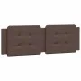 Bed with brown synthetic leather mattress 160x200 cm by vidaXL, Beds and slatted bases - Ref: Foro24-3208875, Price: 398,85 €...