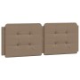 Bed with cappuccino synthetic leather mattress 160x200 cm by vidaXL, Beds and slatted bases - Ref: Foro24-3208877, Price: 417...
