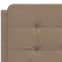 Bed with cappuccino synthetic leather mattress 160x200 cm by vidaXL, Beds and slatted bases - Ref: Foro24-3208877, Price: 417...