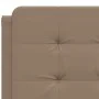 Bed with cappuccino synthetic leather mattress 160x200 cm by vidaXL, Beds and slatted bases - Ref: Foro24-3208877, Price: 386...