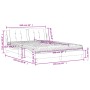 Bed with cappuccino synthetic leather mattress 160x200 cm by vidaXL, Beds and slatted bases - Ref: Foro24-3208877, Price: 417...