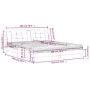 Bett mit schwarzer Kunstledermatratze 180x200 cm von vidaXL, Betten und Lattenroste - Ref: Foro24-3208880, Preis: 422,31 €, R...