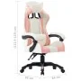 Rosafarbener Gaming-Stuhl aus Kunstleder von vidaXL, Bürostühle - Ref: Foro24-287984, Preis: 140,86 €, Rabatt: %