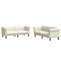 2-piece cream velvet sofa set by vidaXL, Sofas - Ref: Foro24-3209226, Price: 538,90 €, Discount: %