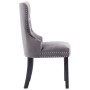 Gray velvet dining chairs 2 units by vidaXL, dining chairs - Ref: Foro24-287959, Price: 324,72 €, Discount: %