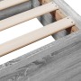 Sonoma gray engineered wood bed with drawers 90x190 cm by vidaXL, Beds and slatted bases - Ref: Foro24-3280347, Price: 119,81...