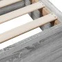 Sonoma gray engineered wood bed with drawers 90x190 cm by vidaXL, Beds and slatted bases - Ref: Foro24-3280347, Price: 118,75...
