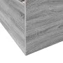 Sonoma gray engineered wood bed with drawers 120x200 cm by vidaXL, Beds and slatted bases - Ref: Foro24-3280305, Price: 141,2...