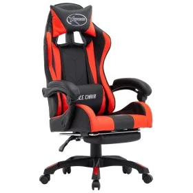 Gaming-Stuhl mit Fußstütze, Kunstleder rot und schwarz von vidaXL, Bürostühle - Ref: Foro24-287987, Preis: 160,82 €, Rabatt: %