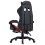 Gaming chair with footrest in red and black synthetic leather by vidaXL, Office chairs - Ref: Foro24-287987, Price: 160,82 €,...