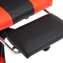 Gaming chair with footrest in red and black synthetic leather by vidaXL, Office chairs - Ref: Foro24-287987, Price: 160,82 €,...