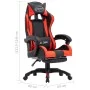 Gaming chair with footrest in red and black synthetic leather by vidaXL, Office chairs - Ref: Foro24-287987, Price: 160,82 €,...
