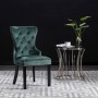 Sillas de comedor 2 unidades terciopelo verde oscuro de vidaXL, Sillas de comedor - Ref: Foro24-287960, Precio: 391,25 €, Des...