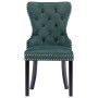 Sillas de comedor 2 unidades terciopelo verde oscuro de vidaXL, Sillas de comedor - Ref: Foro24-287960, Precio: 391,25 €, Des...