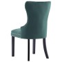 Sillas de comedor 2 unidades terciopelo verde oscuro de vidaXL, Sillas de comedor - Ref: Foro24-287960, Precio: 391,25 €, Des...